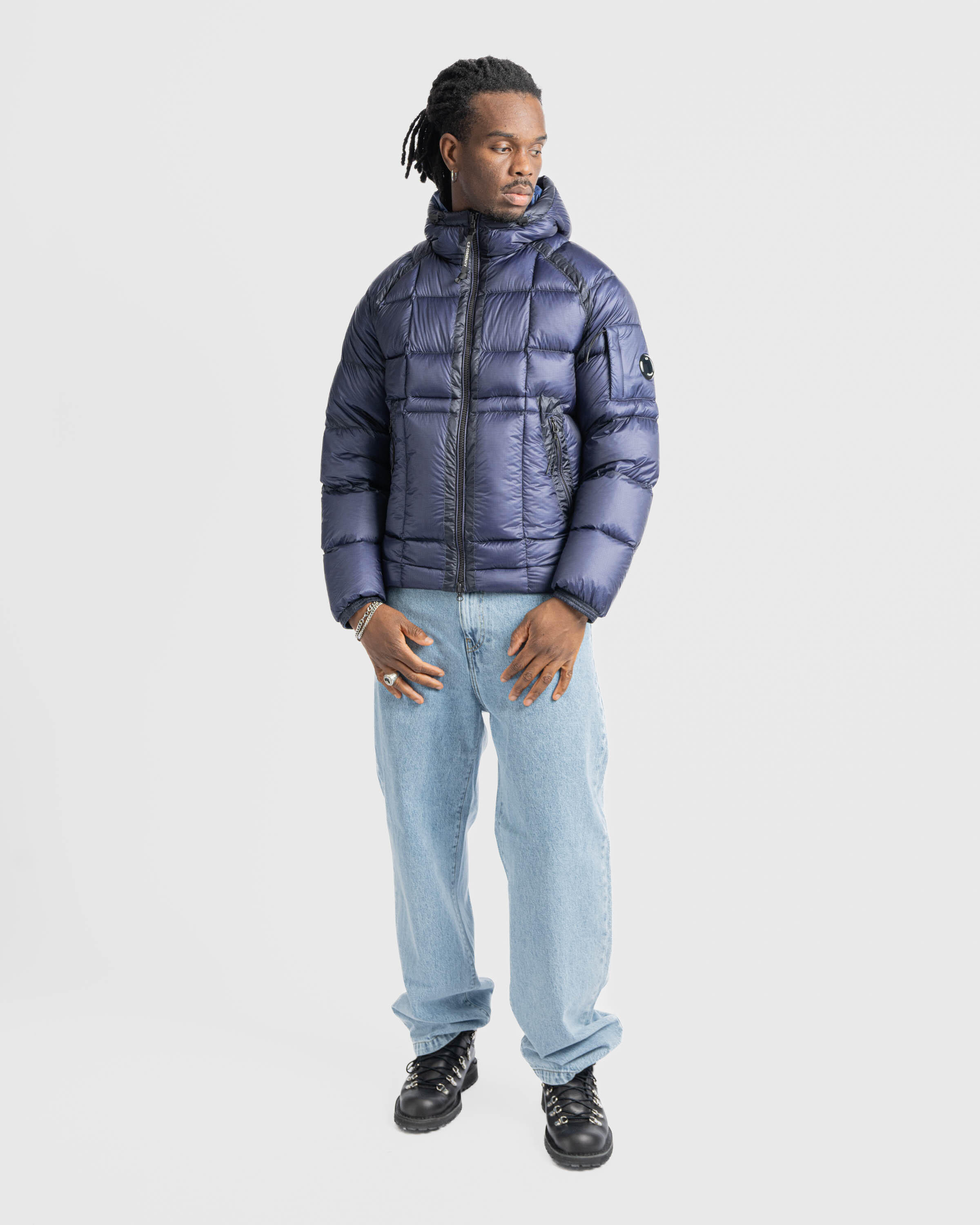 C.P. Company OUTERWEAR MEDIUM JACKET IN DD SHELL